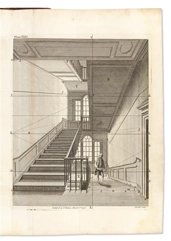 (SPATIAL OPTICS AND PHYSICAL PERSPECTIVE.) Thomas Malton. A Compleat Treatise on Perspective.